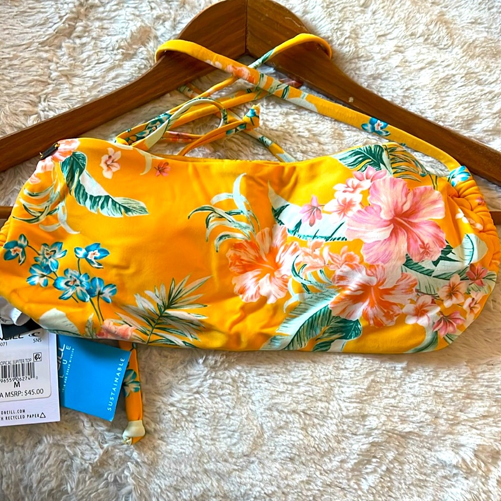 O'NEILL Women's Jupiter Bikini Top size M (NWT)